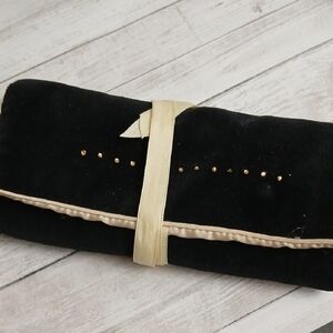 Swarovski Black Velvet Jewelry Roll